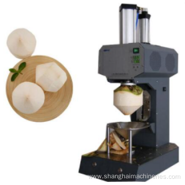 Green Coconut Skin Peeling Cutting Removing Machine